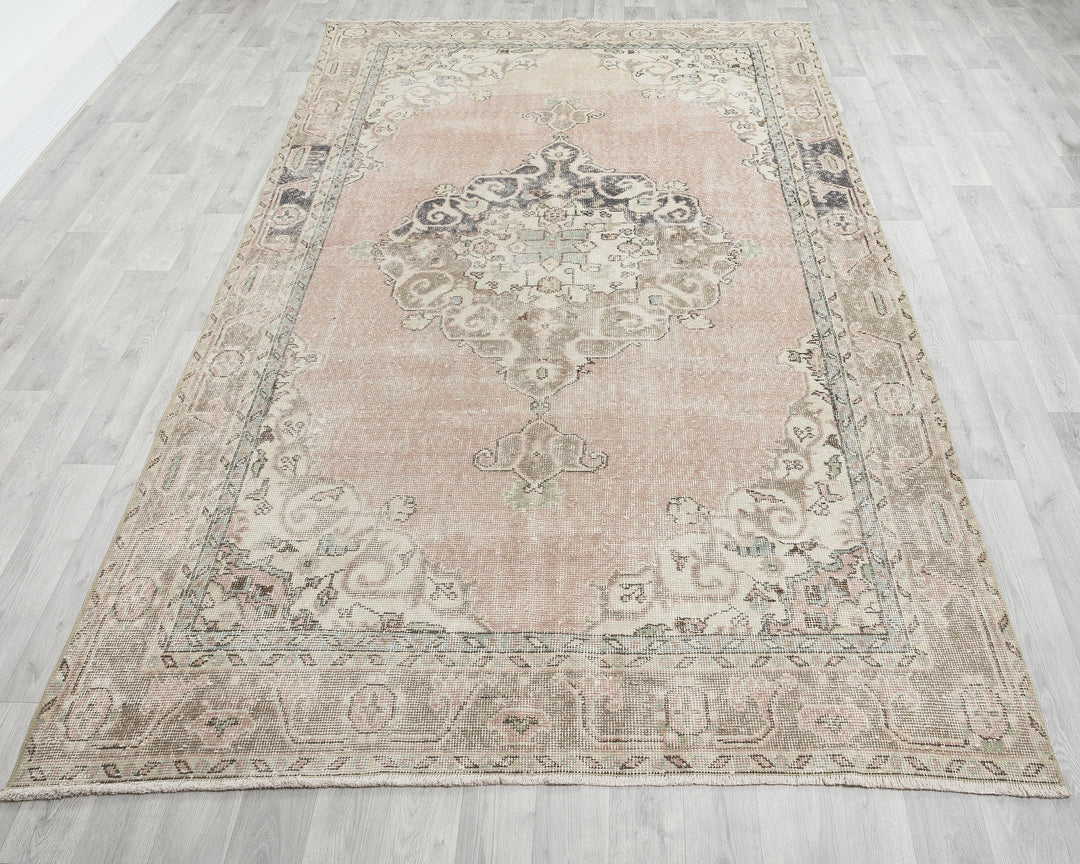 Faded Oushak Rug 10' 3" x 6' | No. VR54120