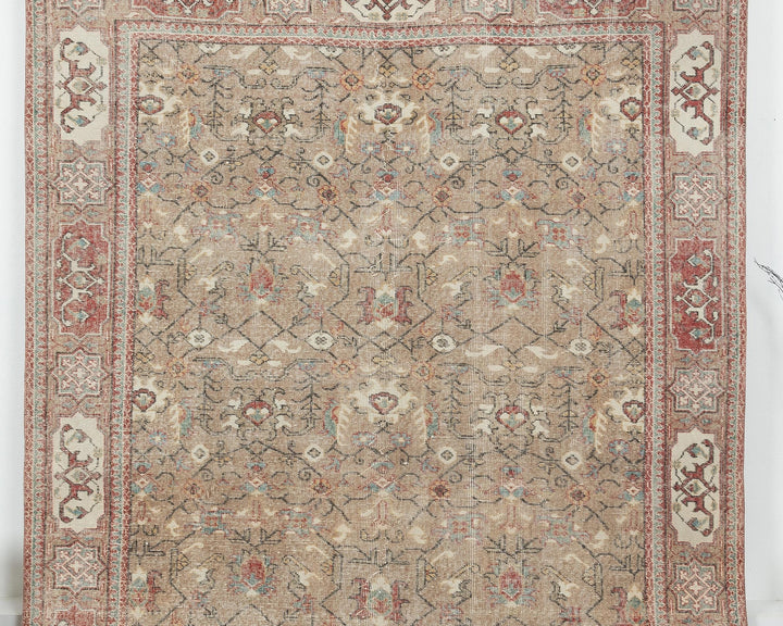 Faded Oushak Rug 6' 9" x 10' 1" | No. VR63622