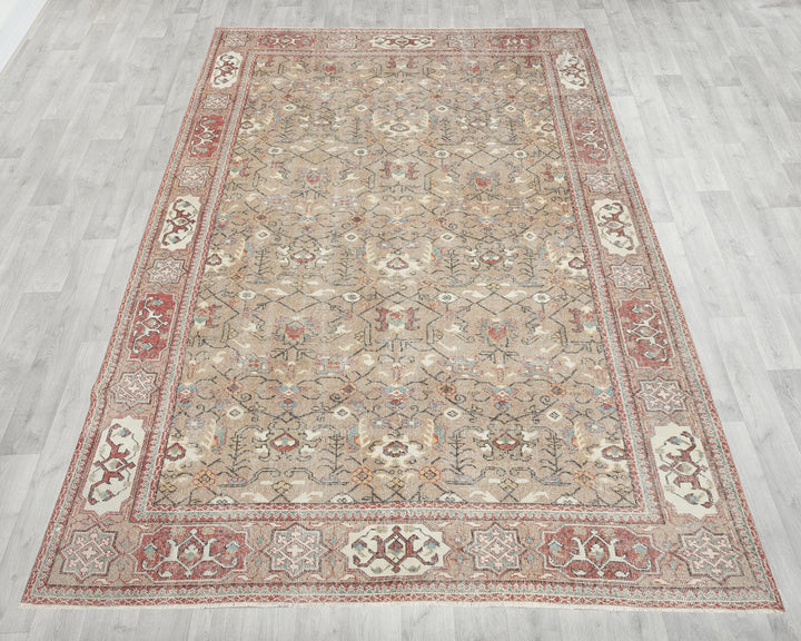 Faded Oushak Rug 6' 9" x 10' 1" | No. VR63622