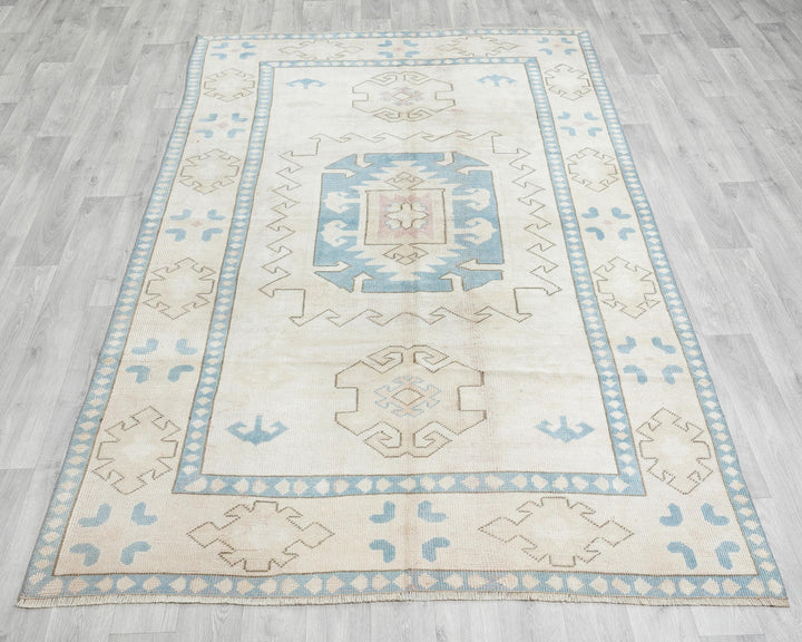 Muted Oushak Rug 5' 1" x 7' 10" | No. VR79983