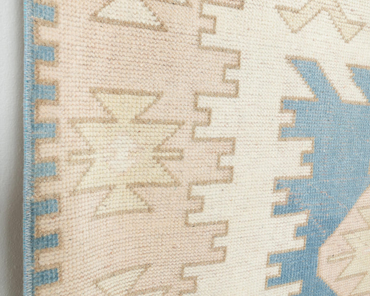 Blue Oushak Rug 3' 11" x 7' 1" | No. VR92934