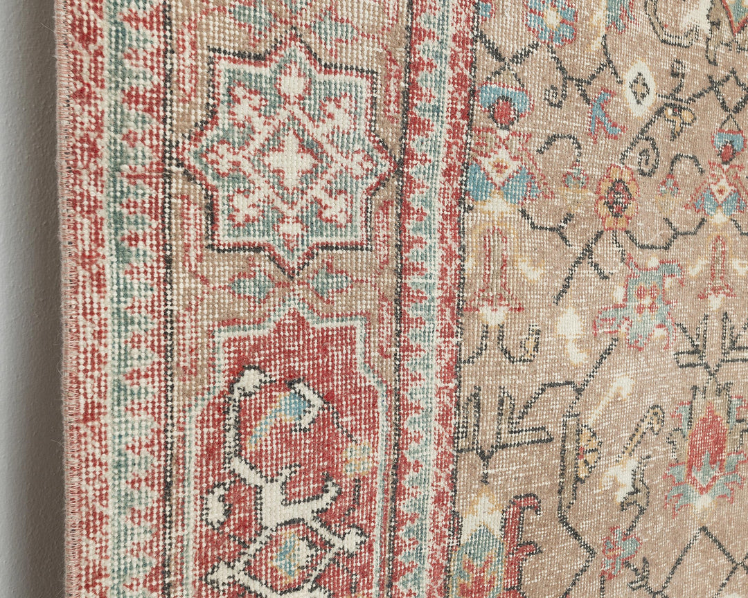 Faded Oushak Rug 6' 9" x 10' 1" | No. VR63622