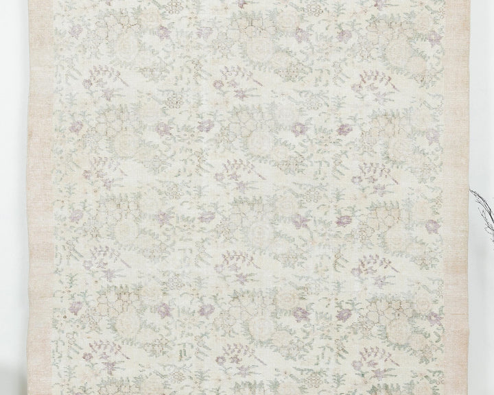 Neutral Oushak Rug 6' 2" x 9' 6" | No. VR15867
