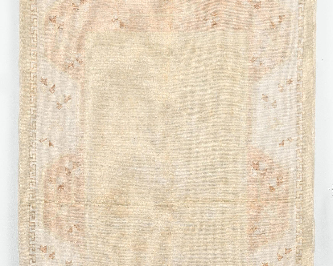 Beige Oushak Rug 4' x 6' 9" | No. VR38860