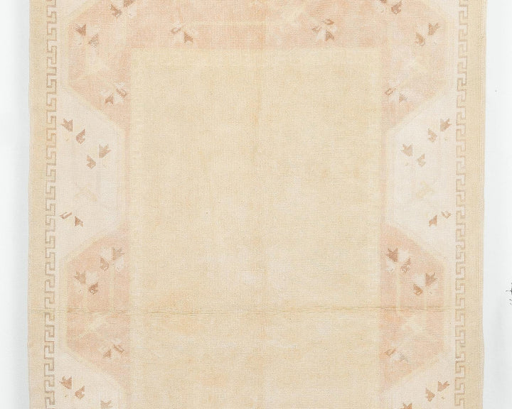 Beige Oushak Rug 4' x 6' 9" | No. VR38860