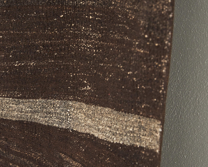 Brown Kilim Rug 4' 1" x 8' 1" | No. VR76864