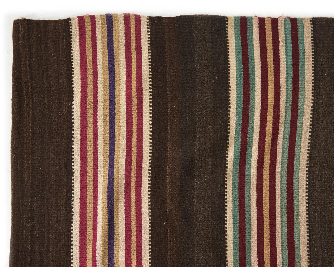 Brown Kilim Rug 6' 5" x 10' 6" | No. VR24987