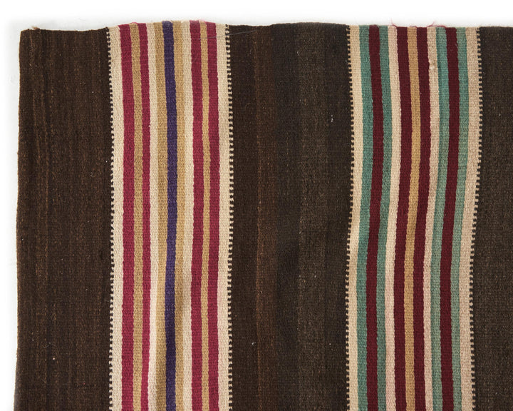 Brown Kilim Rug 6' 5" x 10' 6" | No. VR24987