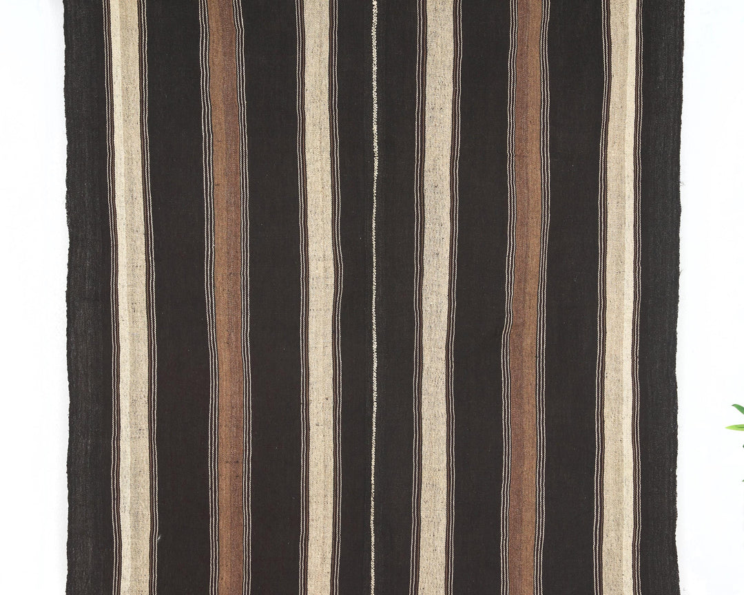 Brown Kilim Rug 5' x 6' 10" | No. VR79327