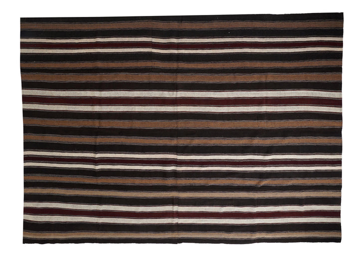 Brown Kilim Rug 9' 2" x 12' 10" | No. VR82848