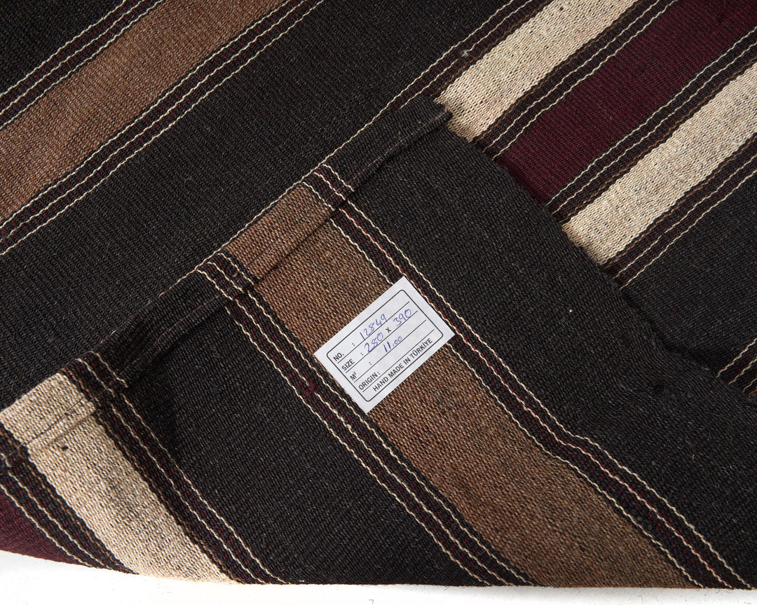 Brown Kilim Rug 9' 2" x 12' 10" | No. VR82848