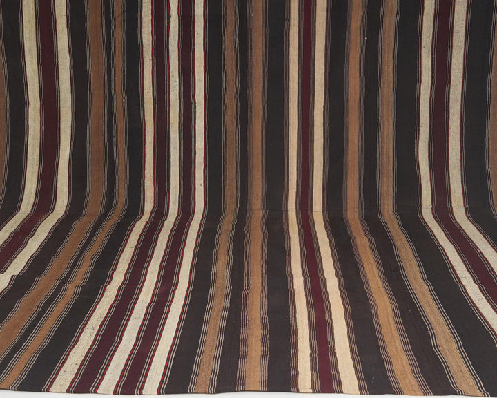 Brown Kilim Rug 9' 6" x 12' 10" | No. VR56809