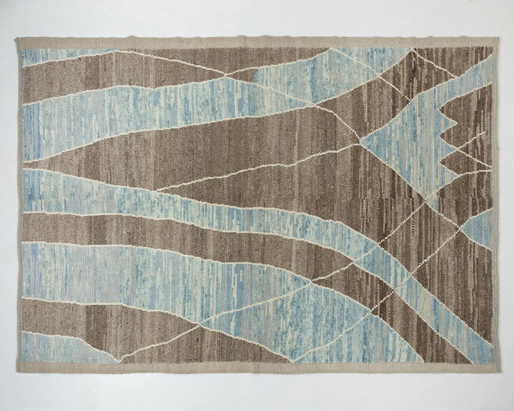 Brown Oushak Rug 8' 3" x 11' 6" | No. VR65342