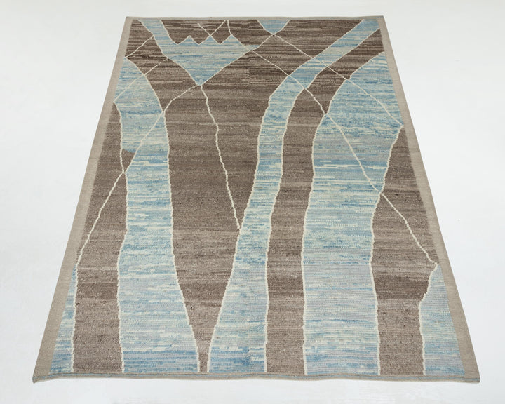 Brown Oushak Rug 8' 3" x 11' 6" | No. VR65342
