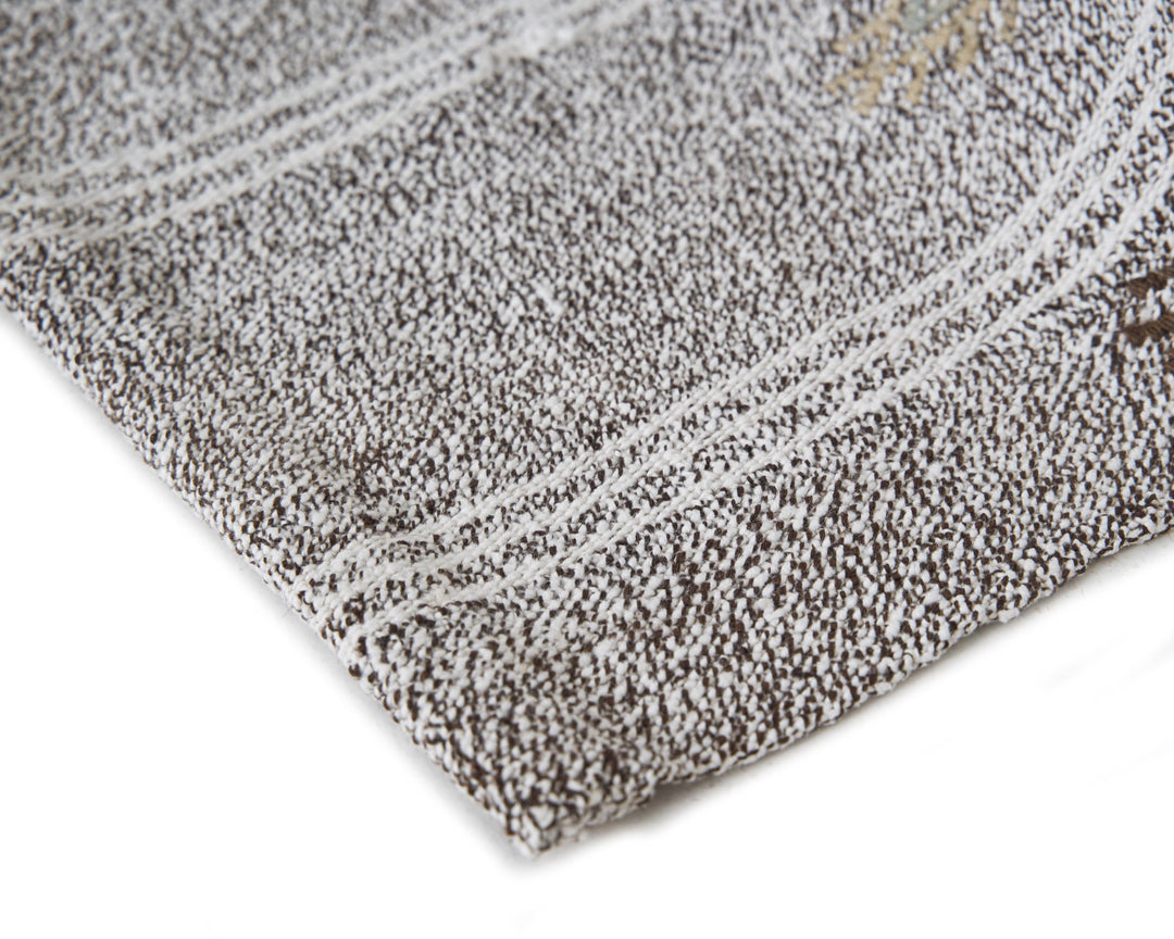 Gray Kilim Rug 5' 5" x 7' | No. VR61585