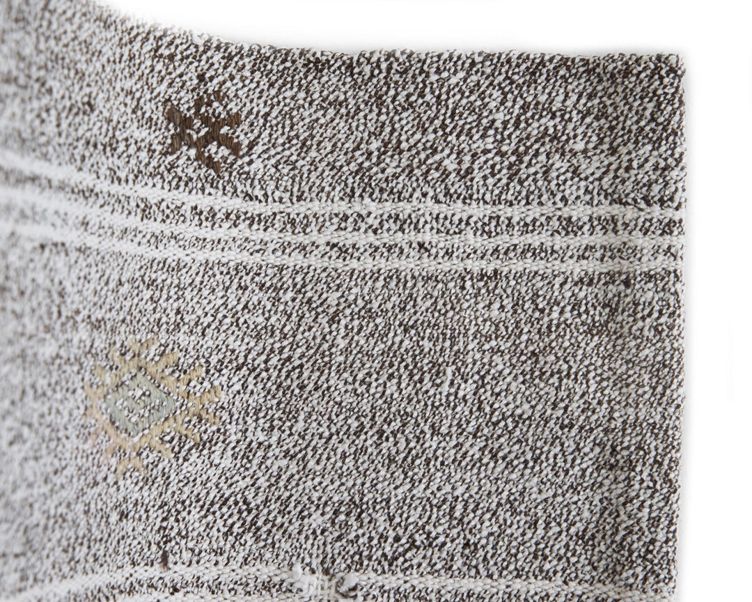 Gray Kilim Rug 5' 5" x 7' | No. VR61585