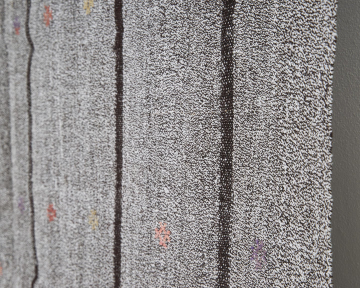 Gray Kilim Rug 6' x 6' 7" | No. VR26903