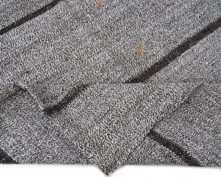 Gray Kilim Rug 6' x 6' 7" | No. VR26903