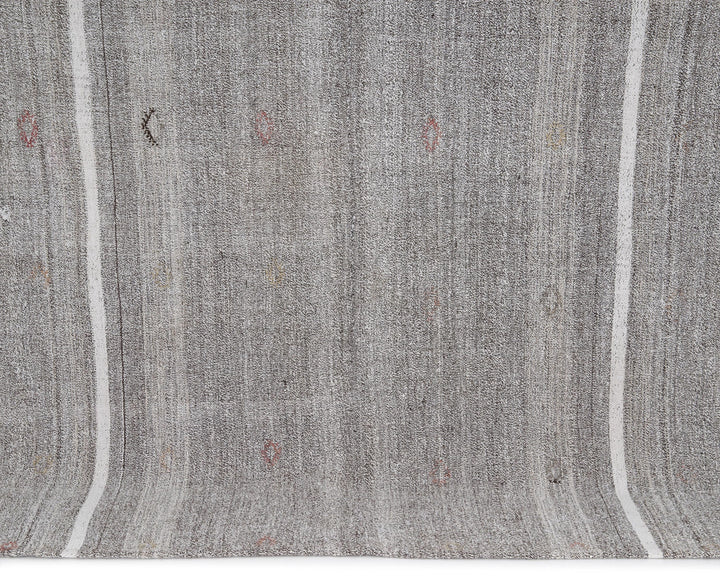 Gray Kilim Rug 5' 11" x 7' 7" | No. VR45413