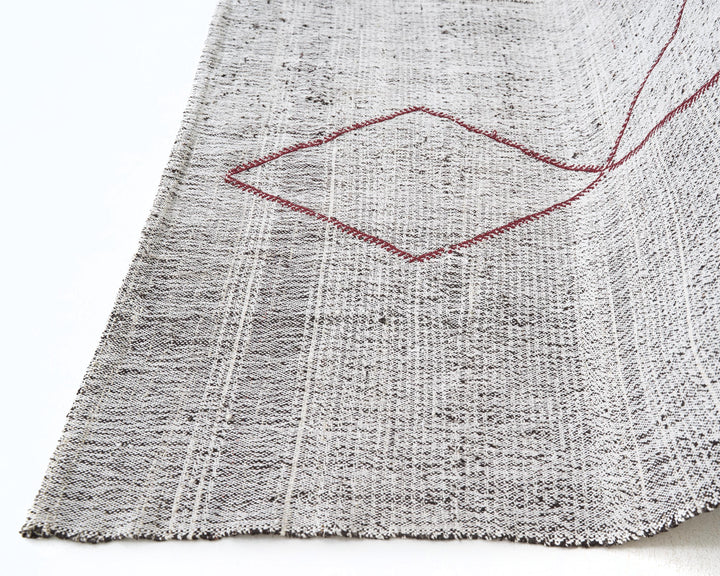 Gray Kilim Rug 7' 5" x 8' 5" | No. VR14060