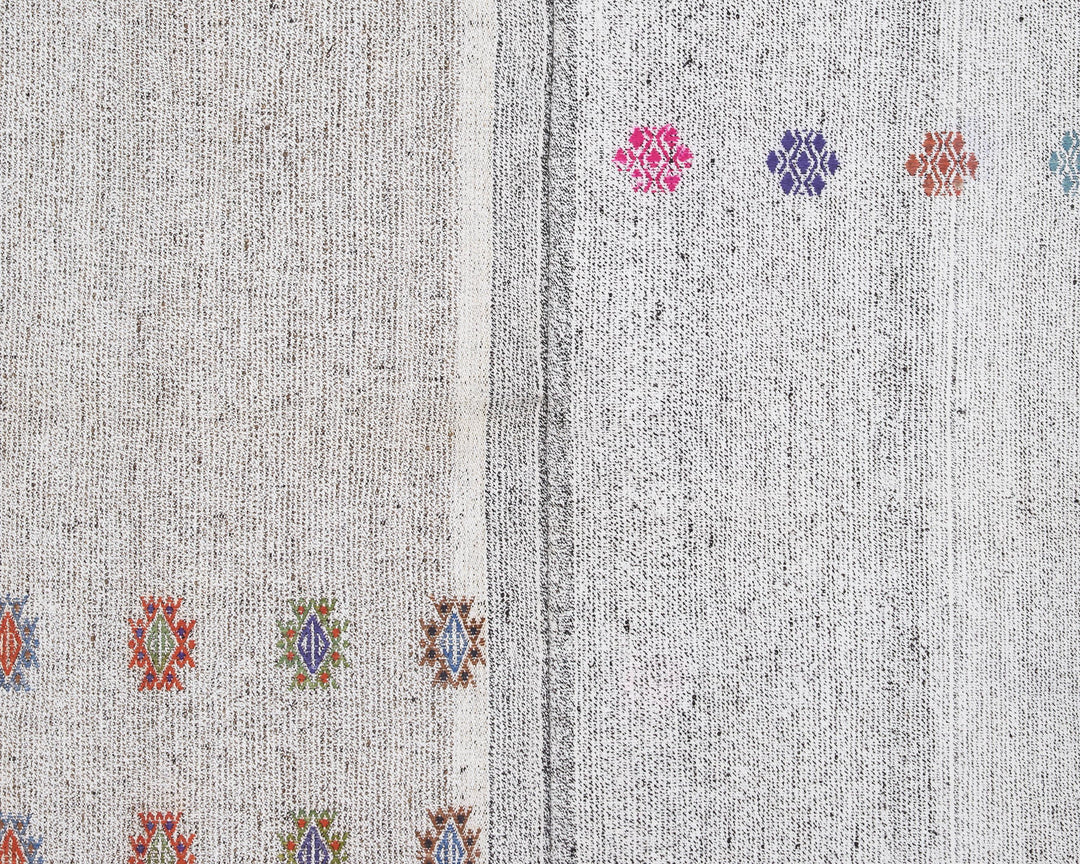 Gray Kilim Rug 4' 10" x 7' 5" | No. VR39120