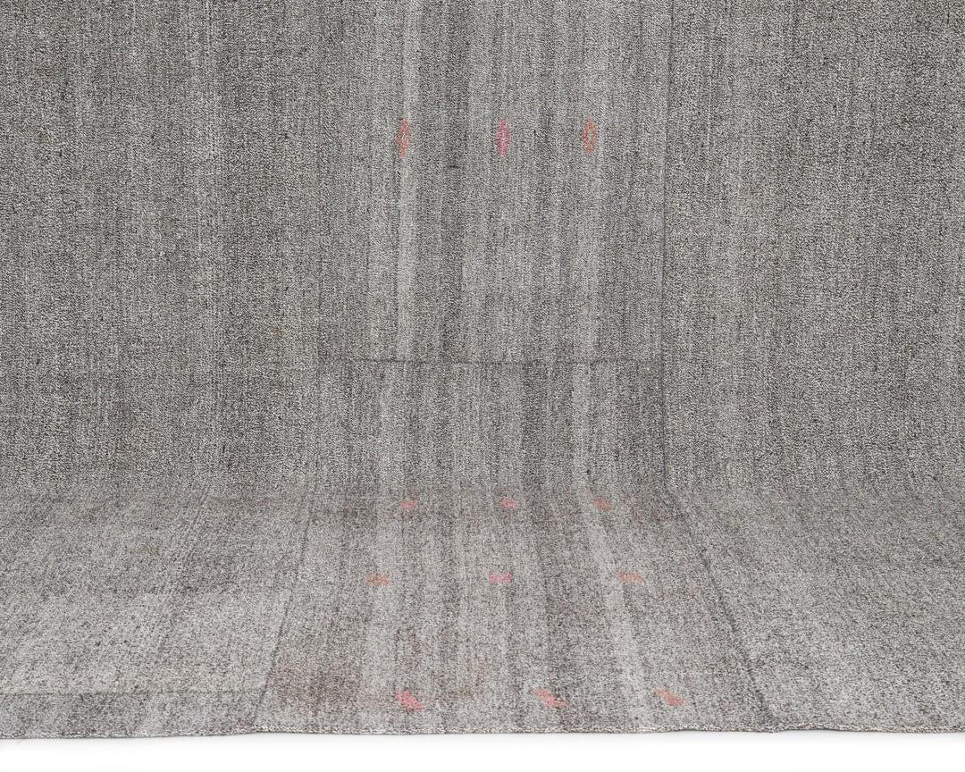 Gray Kilim Rug 11' 4" x 8' 4" | No. VR42344