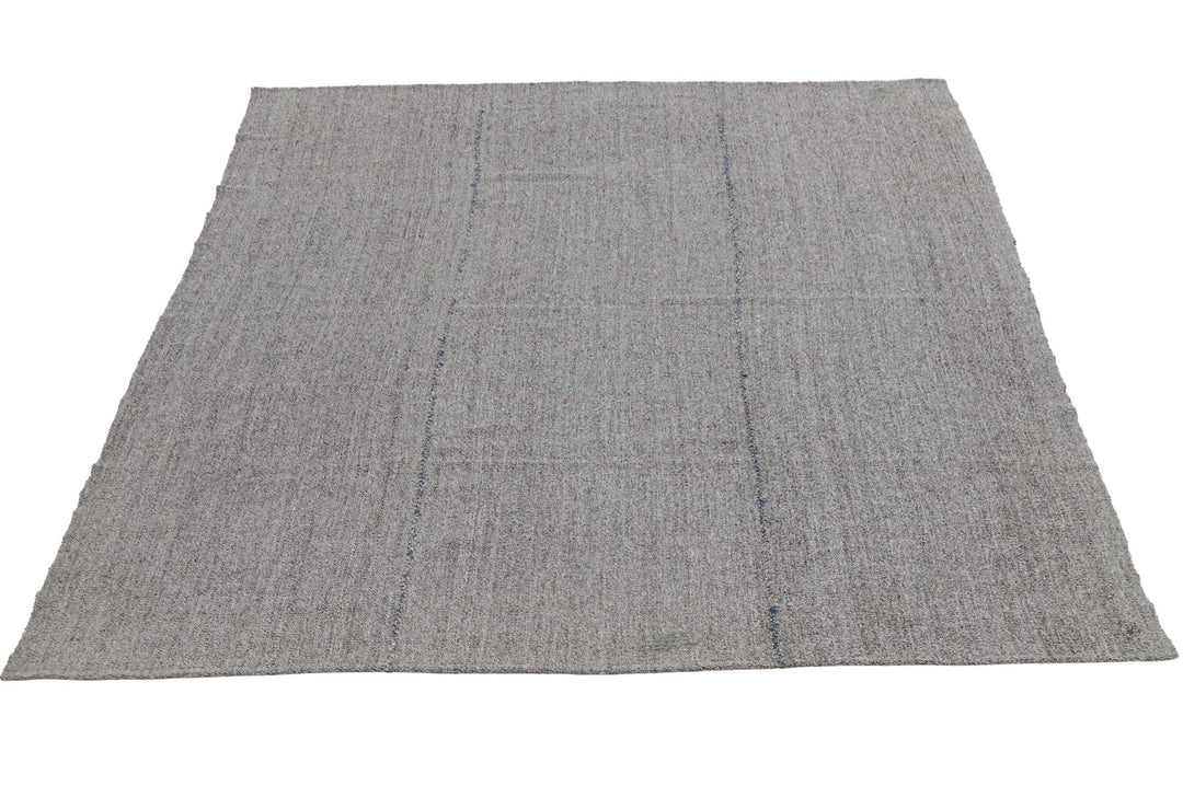 Gray Kilim Rug 8' x 10' | No. VR80071