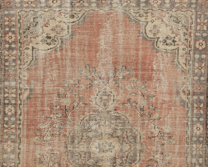 Faded Oushak Rug 6' 3" x 9' | No. VR30777