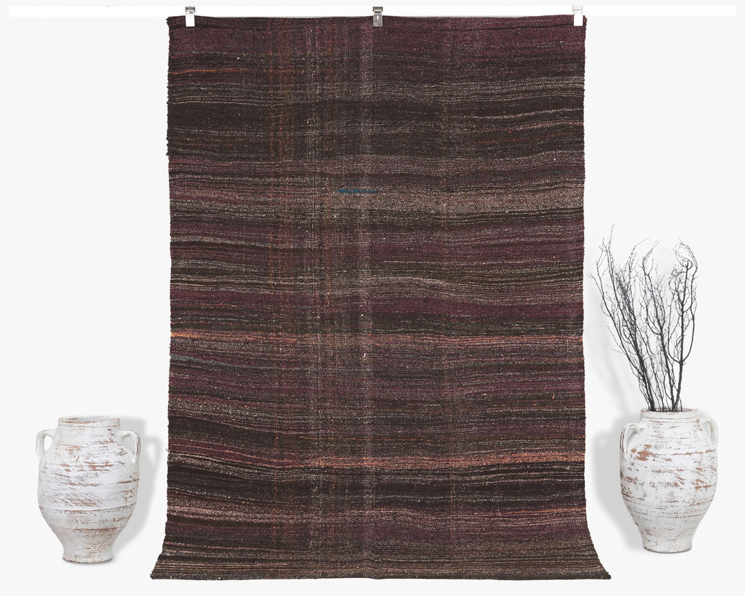 Pink Kilim Rug 7' 5" x 5' 1" | No. VR91750