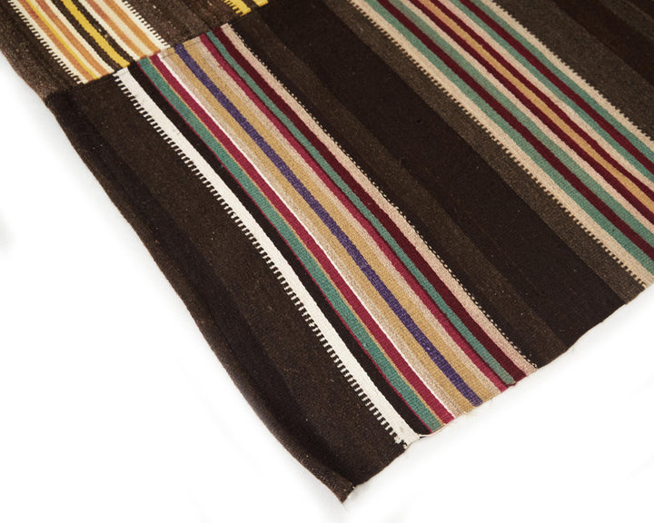 Brown Kilim Rug 6' 5" x 10' 6" | No. VR24987