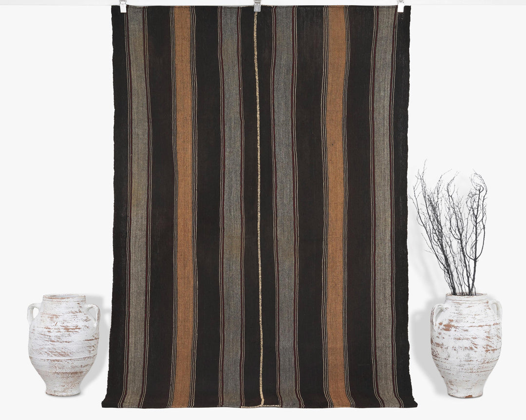 Brown Kilim Rug 5' x 7' 4" | No. VR44143