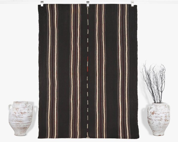 Brown Kilim Rug 4' 10" x 6' 7" | No. VR67230