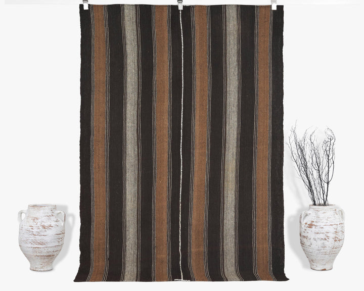 Brown Kilim Rug 5' x 6' 11" | No. VR89788