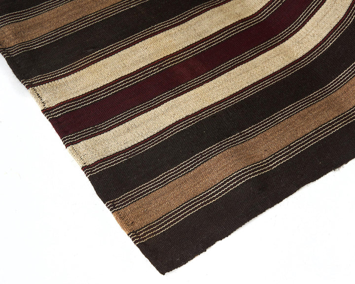 Brown Kilim Rug 4' 10" x 8' 2" | No. VR68733