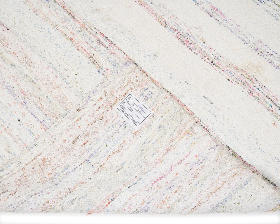 Neutral Kilim Rug 5' 8" x 11' 3" | No. VR14977