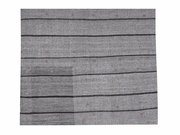 Gray Kilim Rug 6' x 6' 7" | No. VR26903
