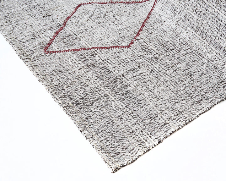 Gray Kilim Rug 7' 5" x 8' 5" | No. VR14060