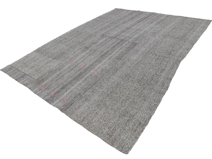 Gray Kilim Rug 11' 4" x 8' 4" | No. VR42344