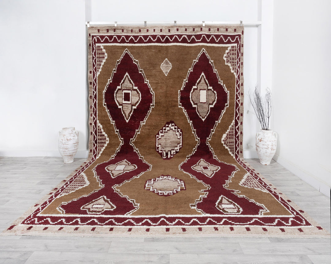 Neutral Oushak Rug 9' 8" x 12' 5" | No. VR50510