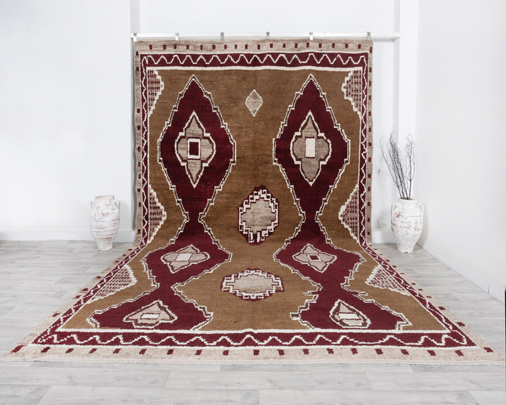 Neutral Oushak Rug 9' 8" x 12' 5" | No. VR50510