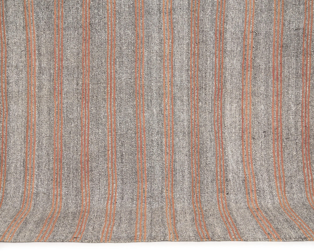Gray Kilim Rug 6' 1" x 8' 1" | No. VR94918