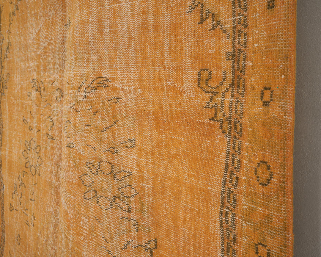 Orange Vintage Turkish Rug 5' 5" x 9' | No. VR47631