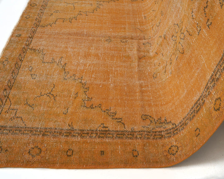 Orange Vintage Turkish Rug 5' 5" x 9' | No. VR47631