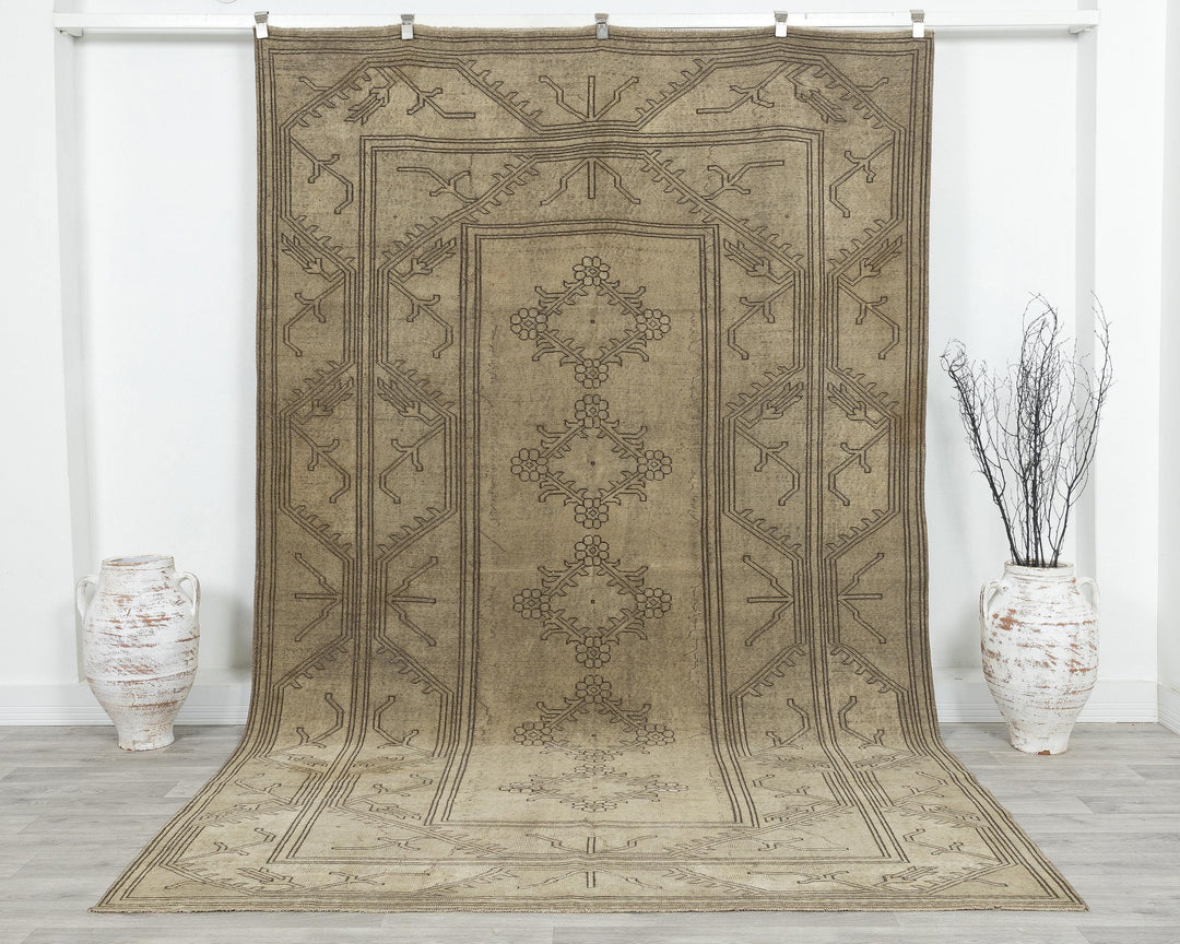 Terracotta Oushak Rug 6' x 10' 6" | No. VR29718