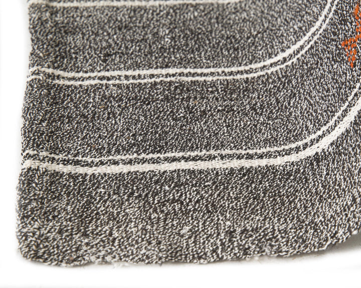 Gray Kilim Rug 5' 7" x 7' 1" | No. VR22977