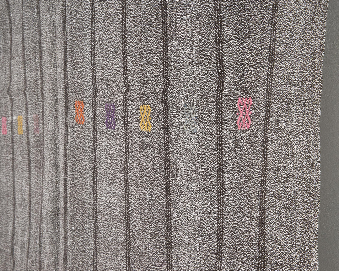 Gray Kilim Rug 6' 1" x 8' 4" | No. VR57790