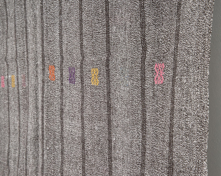 Gray Kilim Rug 6' 1" x 8' 4" | No. VR57790