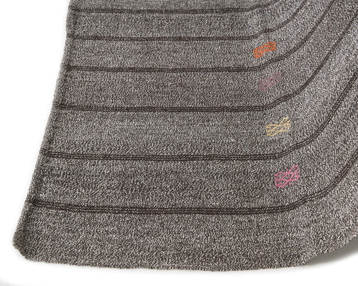 Gray Kilim Rug 6' 1" x 8' 4" | No. VR57790