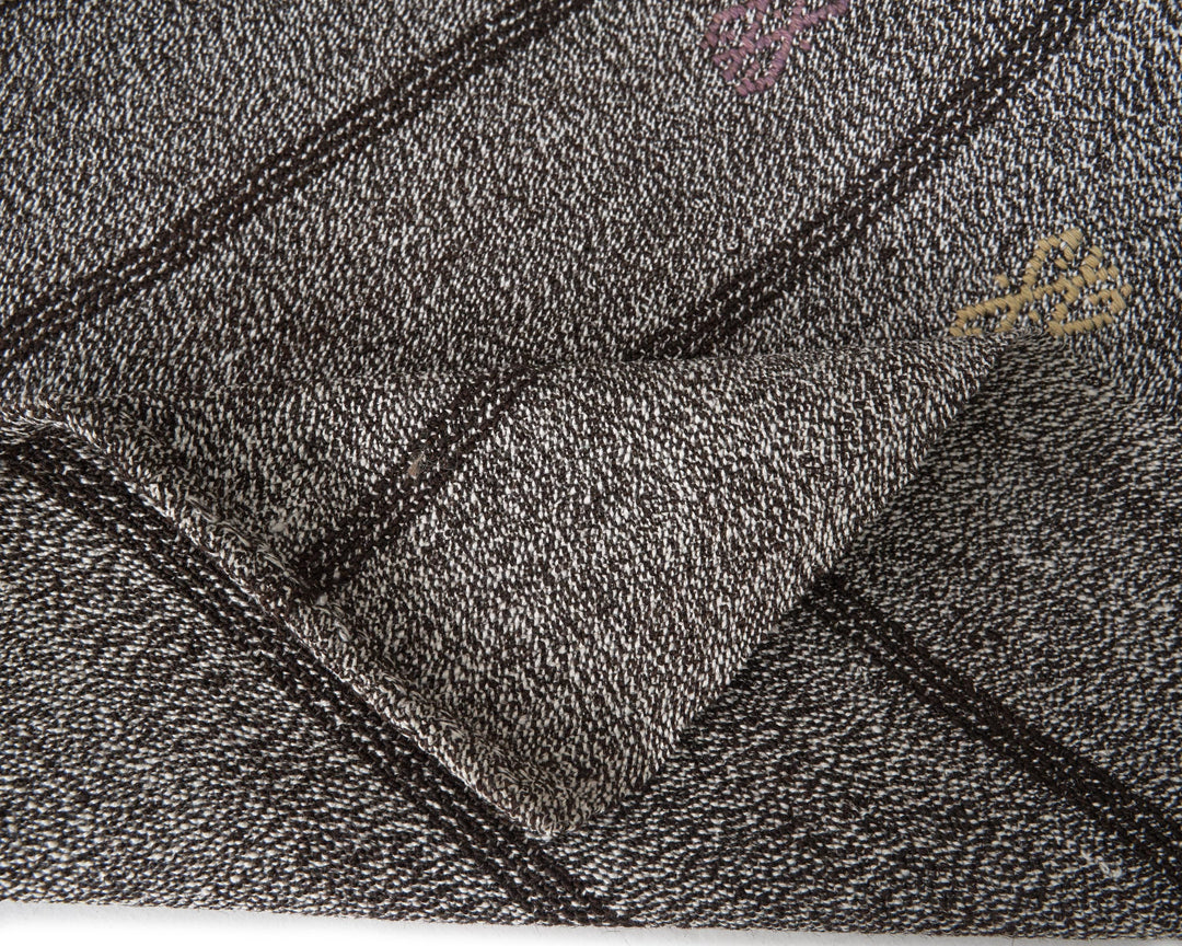 Gray Kilim Rug 6' 1" x 8' 4" | No. VR57790