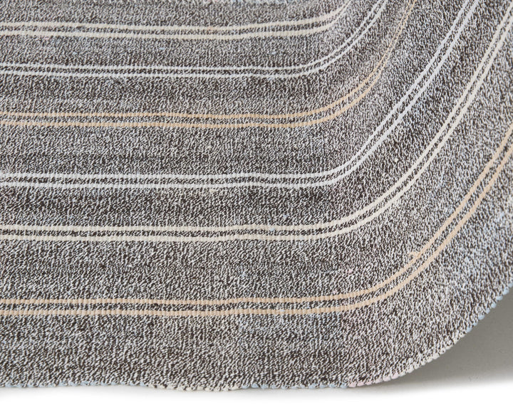 Gray Kilim Rug 4' 7" x 9' 4" | No. VR32650